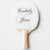 His & Her Script Names, Black & Grey