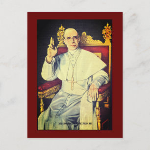 His Holiness Pope Pius XII - Catholic Church Postcard
