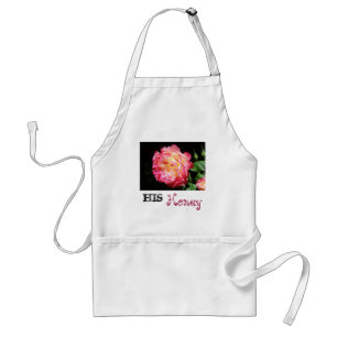 His Honey gifts Valentines aprons Pink Rose