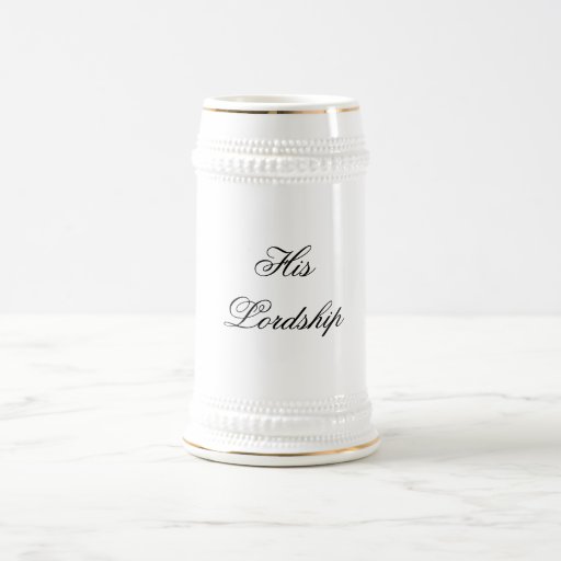 Image of His Lordship Beer Stein