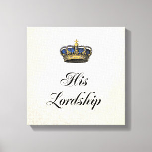 His Lordship Canvas Print