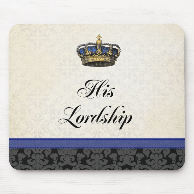 His Lordship Mouse Mat (Front)