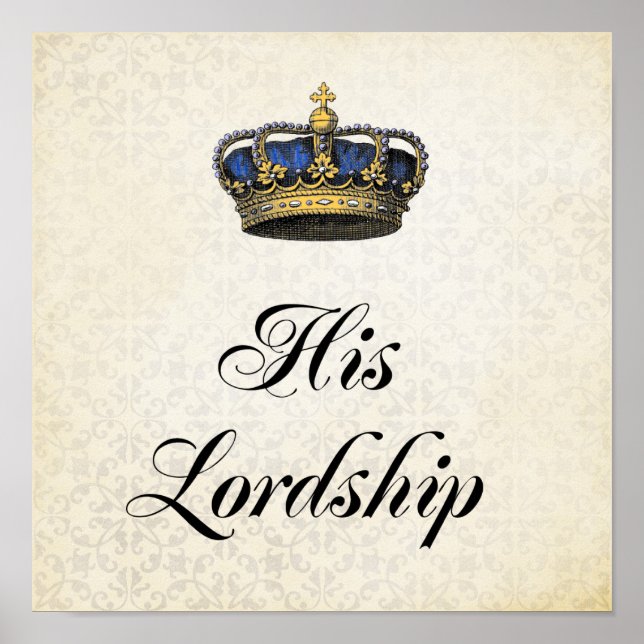 His Lordship Poster (Front)