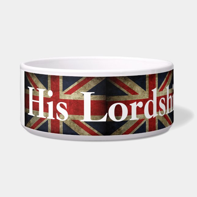 His Lordship The Dog Union Jack British Flag (Left)