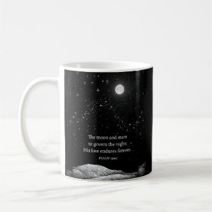 His Love Endures Forever – Psalm 136:9 Mug