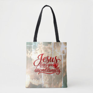 His love is Unconditional Tote Bag