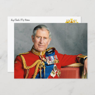 His Majesty Charles III Postcard