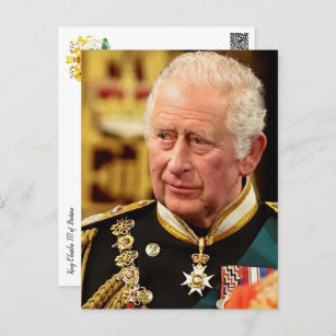 His Majesty Charles III Postcard
