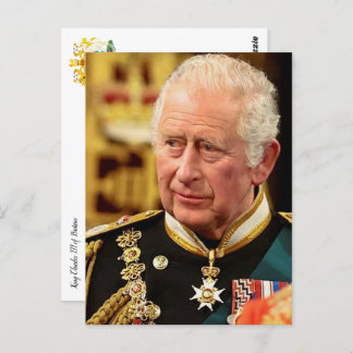 His Majesty Charles III Postcard