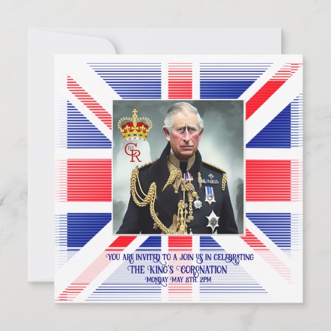 His Majesty King Charles III   Invitation (Front)