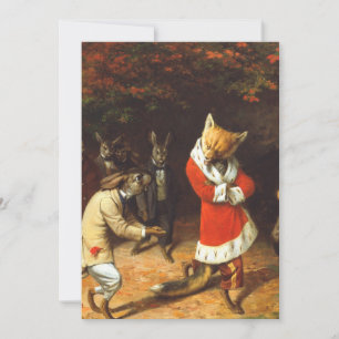 His Majesty Receives By William Holbrook Beard Invitation