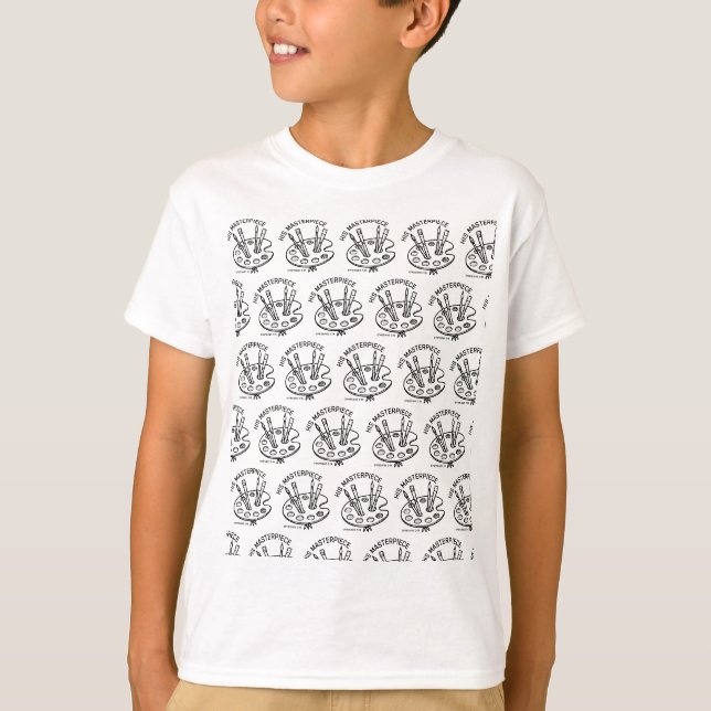 His Masterpiece Tiled T-Shirt (Front)