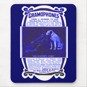 His master's voice ad mouse mat