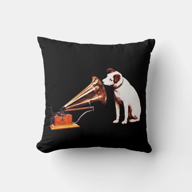 His Master's Voice, Francis Barraud Cushion (Front)