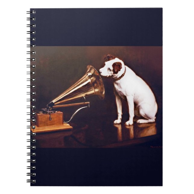 His Master's Voice, Francis Barraud Notebook (Front)