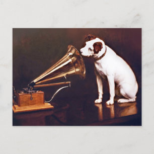His Master's Voice, Francis Barraud Postcard