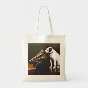 His Master's Voice Nipper The Dog Tote Bag