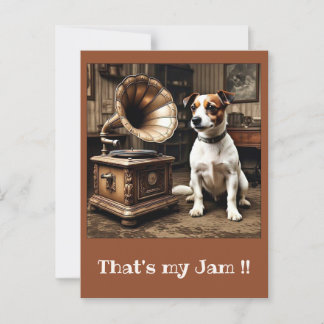 " HIS MASTER'S VOICE " POSTCARD