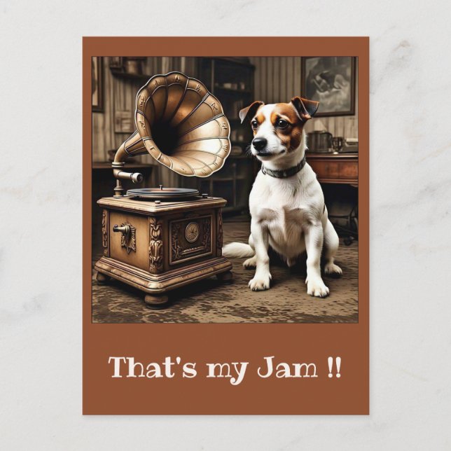 " HIS MASTER'S VOICE " POSTCARD (Front)