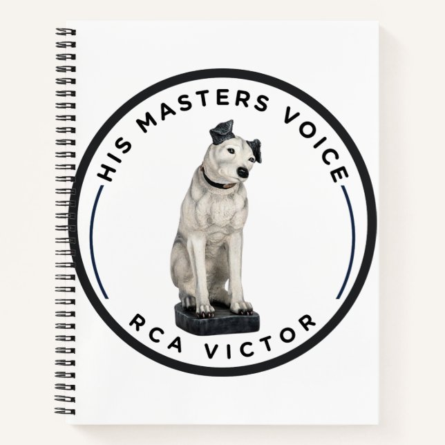 His Master's Voice RCA Victor Notebook (Front)