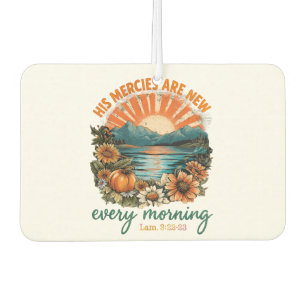 His Mercies Are New...  Car Air Freshener