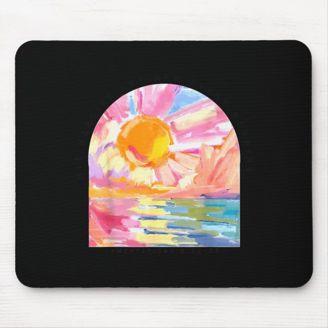 His Mercies Are New Every Morning Christian  Mouse Mat (Front)