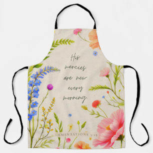 His Mercies Are New Every Morning Lamentations 3:2 Apron