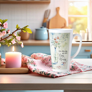 His mercies are new every morning latte mug