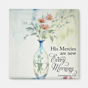 His mercies are new every morning magnet