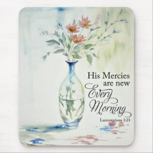 His mercies are new every morning mouse mat