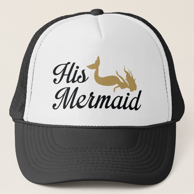 His Mermaid Trucker Hat (Front)