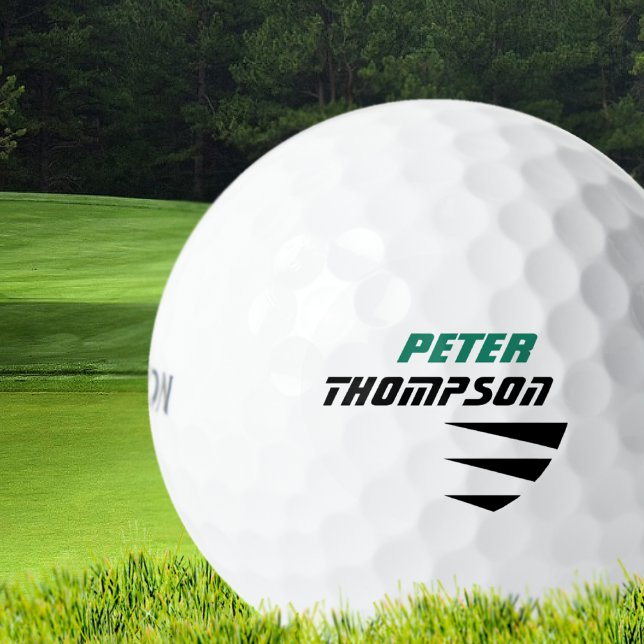 his name logo for stylish golfplayers   golf balls (Creator Uploaded)