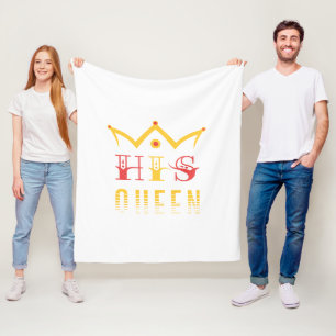 His Queen Fleece Blanket