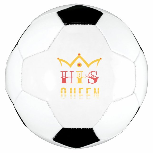 His Queen Football (Front)