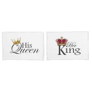 His Queen Her King Pillowcase