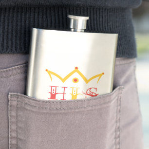 His Queen Hip Flask