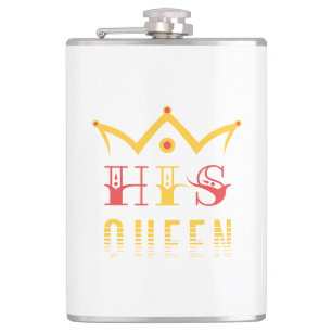 His Queen Hip Flask