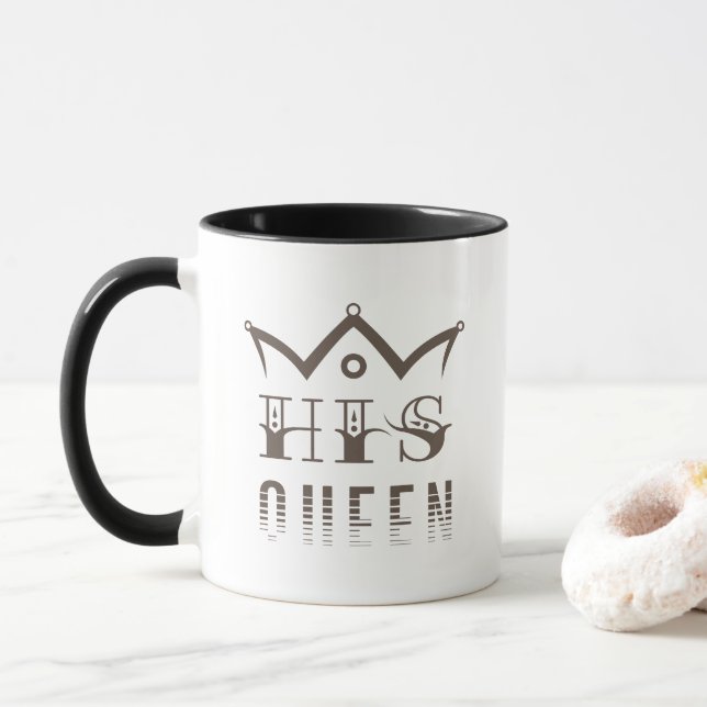 His Queen Mug (With Donut)