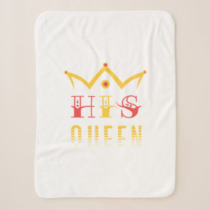 His Queen Sherpa Blanket