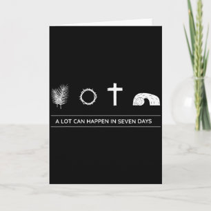 His Risen, Palm Sunday, Holy Week, Good Friday, Ea Card