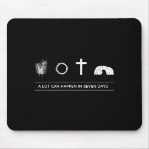 His Risen, Palm Sunday, Holy Week, Good Friday, Ea Mouse Mat