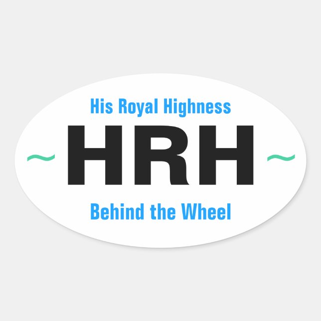 HIS ROYAL HIGHNESS stickers (4) (Front)