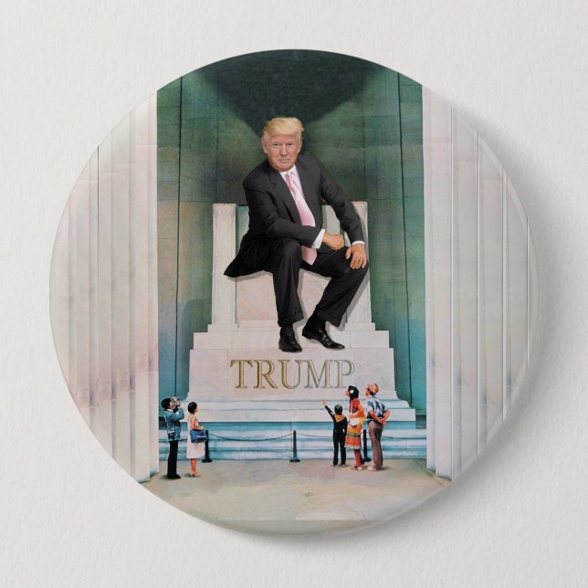 His Royal Trumpness 10 Cm Round Badge (Front)