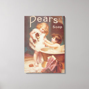 'His Turn Next', from the Pears Annual Canvas Print