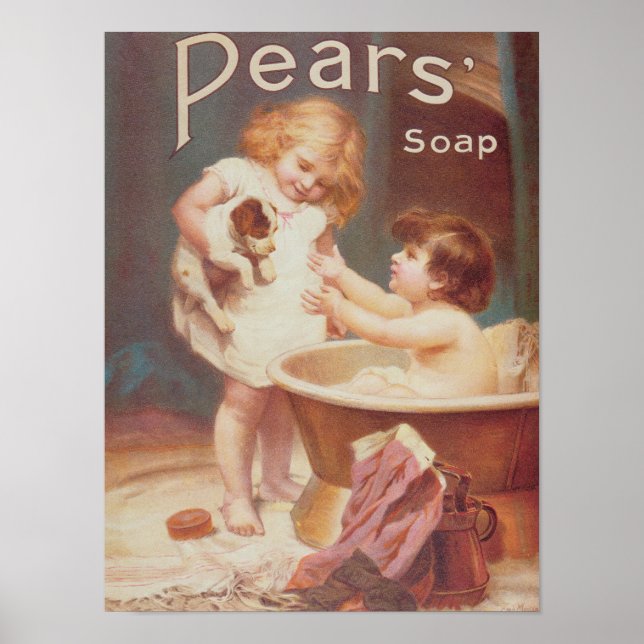 'His Turn Next', from the Pears Annual Poster (Front)