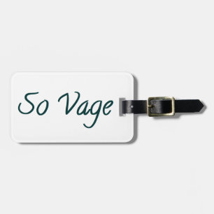 his vane luggage tag