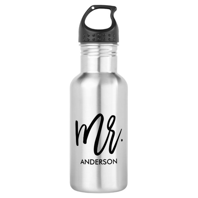 His Very Own Personalised 532 Ml Water Bottle (Front)