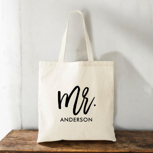 His Very Own Personalized Tote Bag