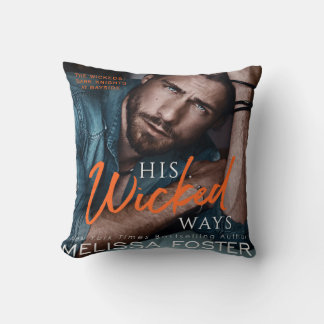 His Wicked Ways Throw Cushion