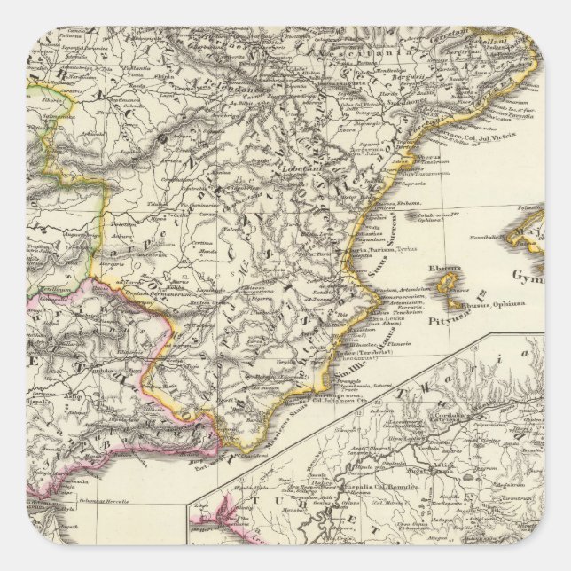 Hispania 2 square sticker (Front)